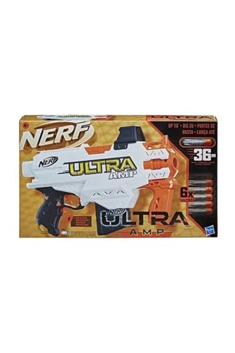 Nerf Ultra Amp - Blaster Motorizzato A 6 Freccette Con Clip, 6 Freccette Nerf Ultra Compatibili Solo Con Freccette Nerf Ultra