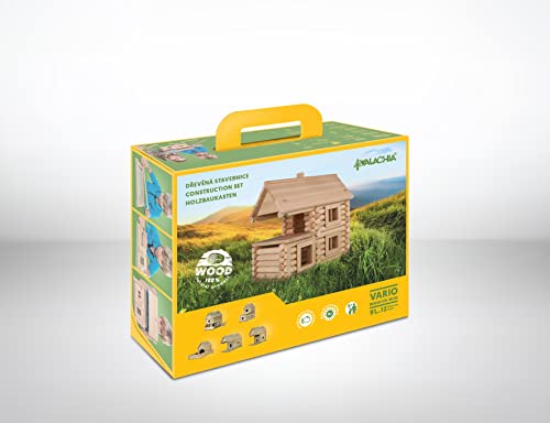 Walachia Vario Massive Mini 91Pezzi 100% Naturale Legno Di Betulla