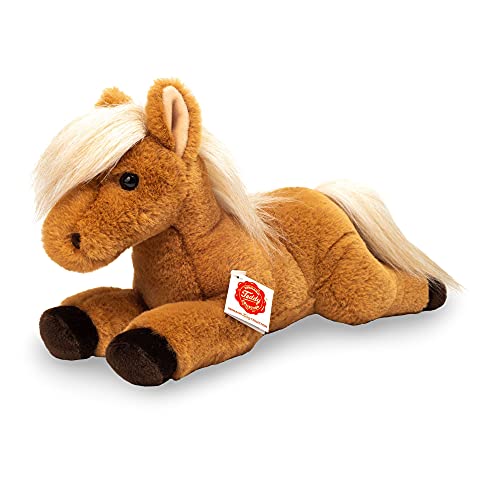 Teddy Hermann 90265 Cavallo Sdraiato 34 Cm, Peluche