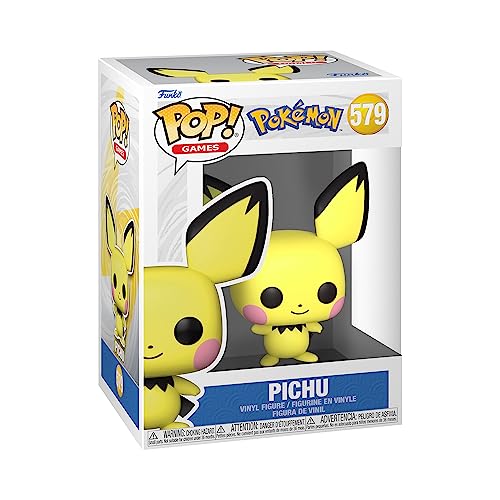 Funko Pop! Games: Pokemon - Pichu - Esclusiva Amazon - Figura In Vinile Da Collezione - Idea Regalo - Merchandising Ufficiale - Giocattoli Per Bambini