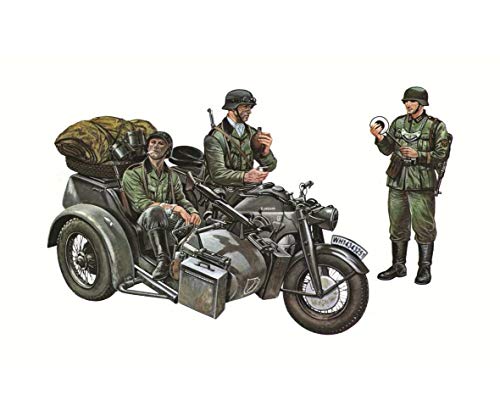 Italeri 0317 - Zundapp Ks 750 With Sidecar Model Kit Scala 1:35