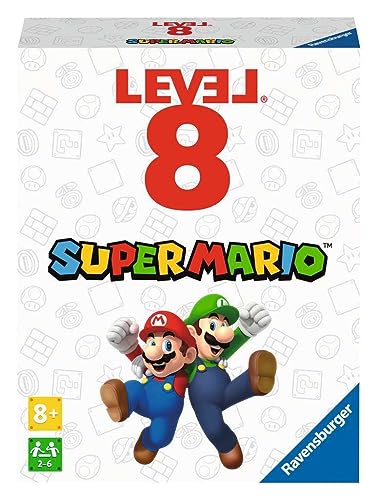 Ravensburger 27343- Super Mario Level 8, The Exciting Card Game For 2-6 Players Ages 8 And Up