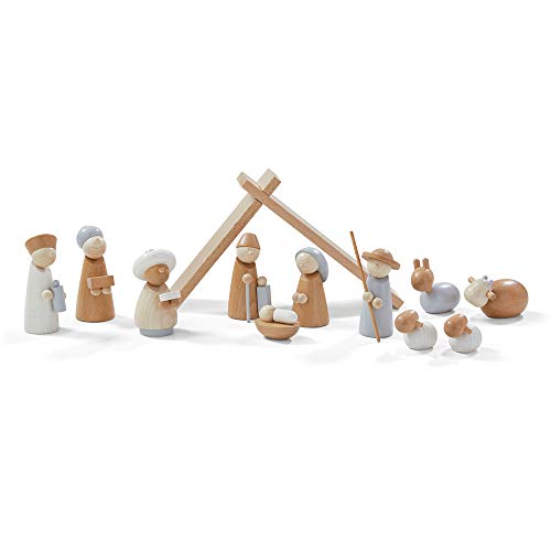 Haba - Presepe Di Natale In Legno Pefc - Personaggi Natalizi - Decorazione Natalizia - Rif. 304685