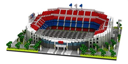 Atomic Building Stadio Barcelona Football Club, Camp Nou. Modello Da Assemblare Con Nanoblocchi. Più Di 3500 Pezzi