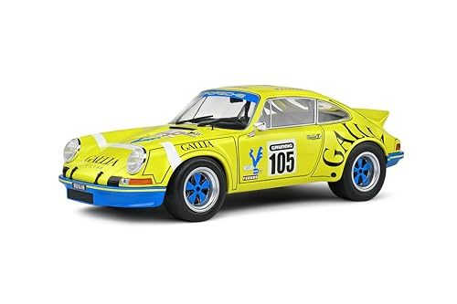 Solido 1:18 Porsche 911 Rsr Yellow Lafosse/Angoulet Tour De France Automob