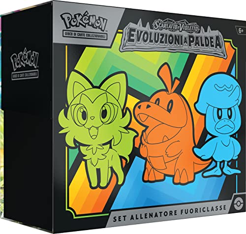Set Allenatore Fuoriclasse Dell’Espansione Scarlatto E Violetto - Evoluzioni A Paldea Del Gcc Pokémon (Nove Buste Di Espansione E Accessori Premium), 