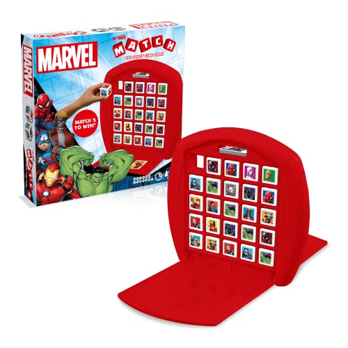 Winning Moves - Marvel Avengers - Top Trumps Match - Gioco Da Tavolo - Ed. Italiana, 4+ Anni