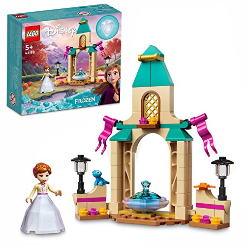 Lego Disney Il Cortile Del Castello Di Anna, Giocattolo Con Principessa Frozen 2, Collezione Abito Diamante 43198