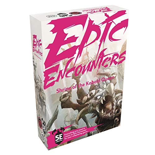Epic Encounters: Shrine Of The Kobold Queen - Gioco Di Ruolo Fantasy Rpg Da Tavolo Con 20 Miniature, Tappetino Da Gioco Double-Face E Libro Di Avventu