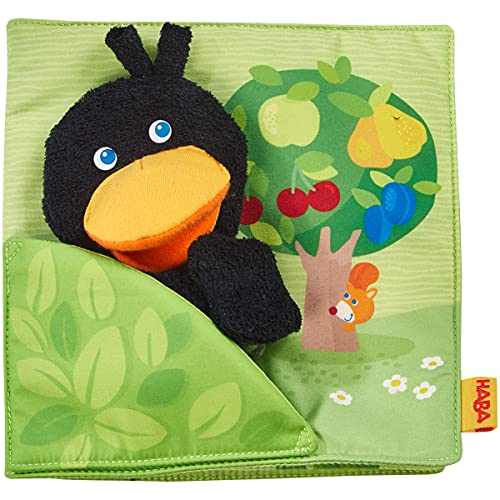 Haba- Libro De Tela El Frutal Cuervo Teo Conto Per Bambino, Colore Vari, 306081