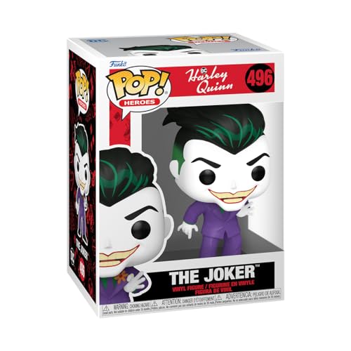 Funko Pop! Heroes: Harley Quinn Animated Series - The Joker - Figura In Vinile Da Collezione - Idea Regalo - Merchandising Ufficiale - Giocattoli Per