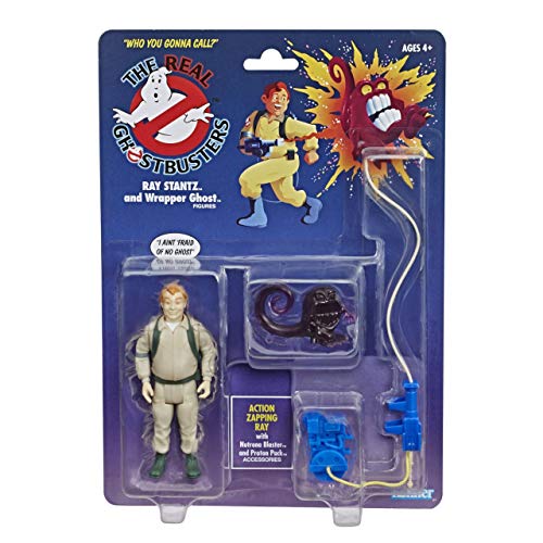 Hasbro Ghostbusters, Ray Stantz E Il Fantasma Wrapper (Action Figure Da Collezione Con Zaino Ed Accessori A Marchio Kenner Classics Retro)