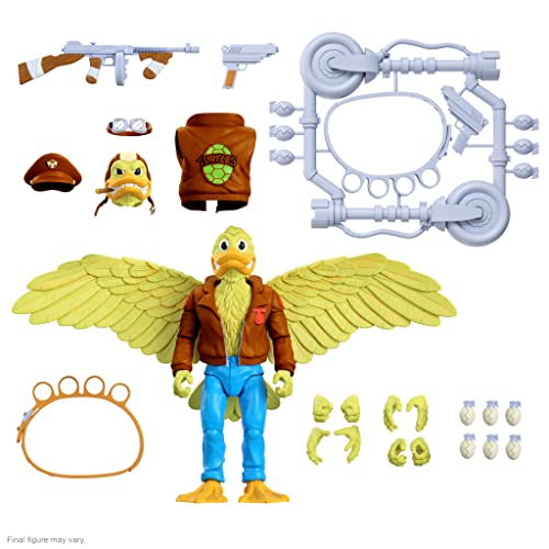 Super7 Les Tortues Ninja Figurine Ultimates Ace Duck 18 Cm