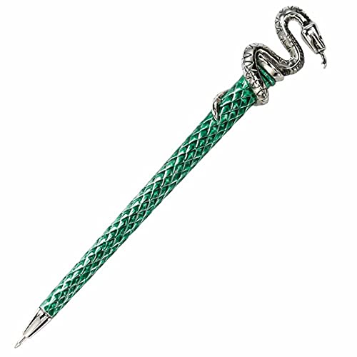 The Noble Collection - Penna Slytherin Placcata Argento