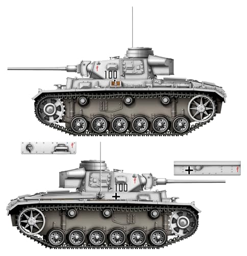 Das Werk Dw16002 Panzer Iii Ausf.J 3 In 1, Scala 1:16, Modellismo