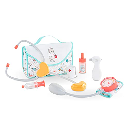 Corolle - Set Dottore, 9000141050, 2 Anni, Per Bambole Cm 36-42, Inclusi 7 Accessori