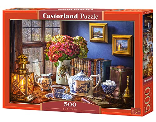 Castorland- Tea Time Puzzle 500 Pezzi, Colore Vario, 35 X 25 X 5 Cm, Csb53070