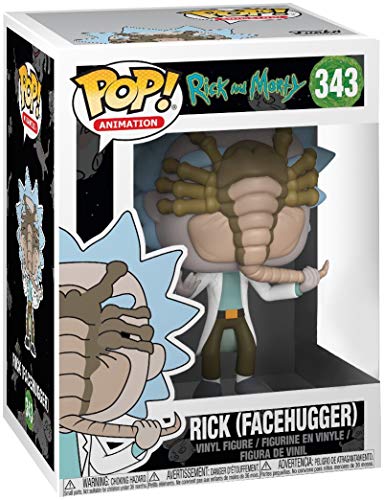 Funko And Morty-Rick Facehuggher Figurina, Multicolore, 28455, Esclusivo Amazon