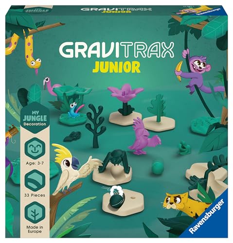 Ravensburger Gravitrax Junior 23747-Pista Per Biglie Espandibile Per Bambini, Con Materie Prime Rinnovabili, Giocattolo Da Costruzione A Partire Dai 3