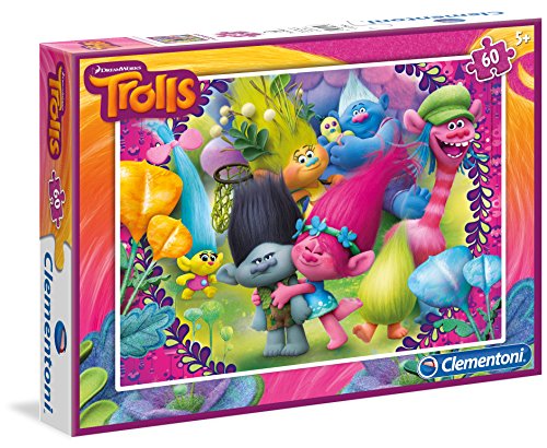 Trolls - Puzzle 60 Pezzi (Clementoni 08422)