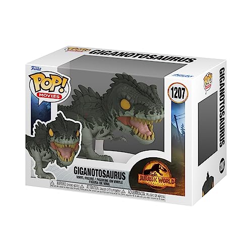 Funko Pop! Movies: Jw3 - Giant Dino - Giganotosaurus - Jurassic Park- Figura In Vinile Da Collezione - Idea Regalo - Merchandising Ufficiale - Giocatt