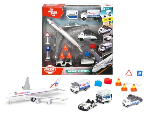 Majorette- Playset Aeroporto Per Bambini, Multicolore, Taglia Unica, 203743001
