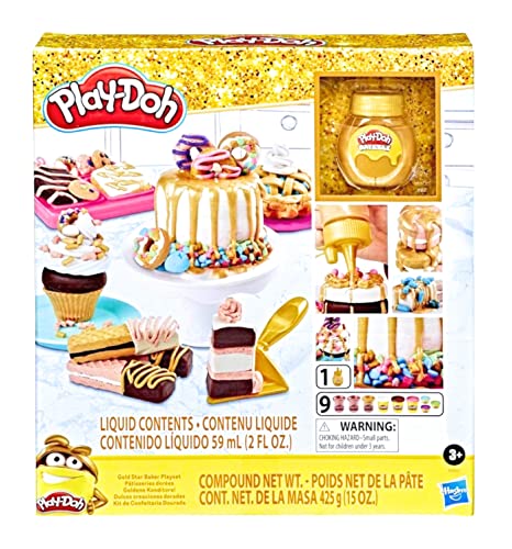 Hasbro Play-Doh: Gold Star Baker Playset, Multicolore, E9437