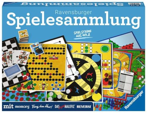 Ravensburger Spielesammlung 27293 Familienspiele 2022 D - Spielesammlung Für Die Ganze Familie, Spiel Für Kinder Und Erwachsene Ab 4 Jahren, Für 2-10