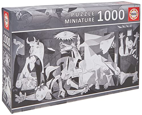 Educa - Serie Miniature Panorama. Gernica, Pablo Picasso. Puzzle Per Adulti. Il Puzzle Da 1000 Pezzi Più Piccolo Del Mondo. Rif. 14460
