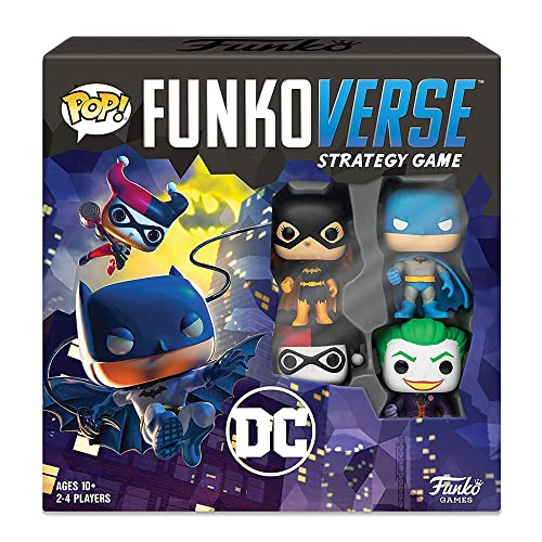 Funko- Dc Comics: Funkoverse - Strategy Game Set Di Figurine, Multicolore, 42628