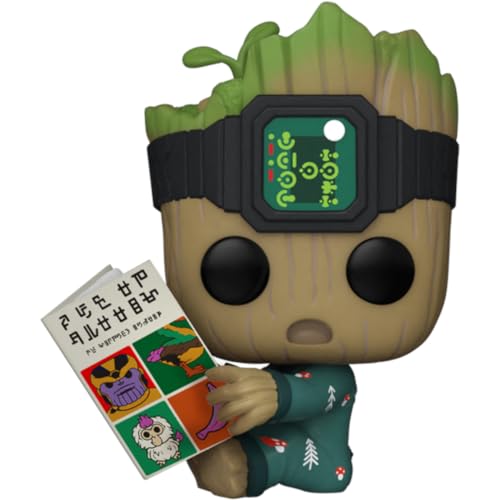 Funko Pop! Marvel: Guardians Of The Galaxy - Groot Pjs With Book - Groot Shorts - Figura In Vinile Da Collezione - Idea Regalo - Merchandising Ufficia