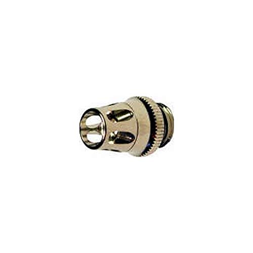 Harder & Steenbeck-123773 Testine D'Aria Per Aerografo, Colore Argento Nichelato, 123773