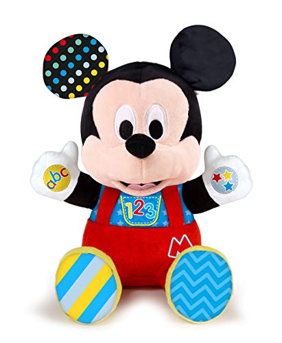 Clementoni Disney Baby Mickey Gioca E Impara, Peluche Parlante, Multicolore, Standard, 17303