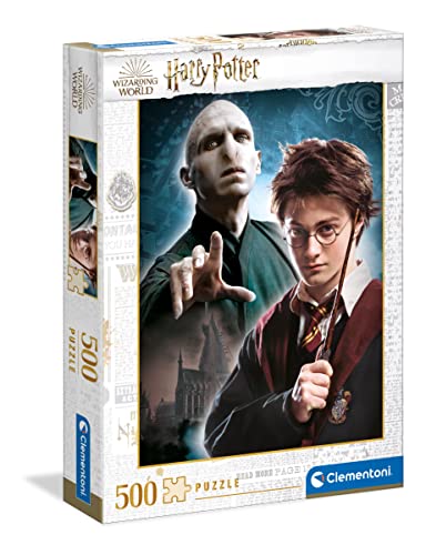 Clementoni Harry Potter Potter-500 Made In Italy, 500 Pezzi, Fantasy, Film Famosi, Puzzle, Divertimento Per Adulti, Multicolore, Medium, 35103
