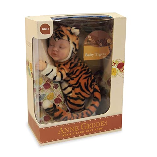 Anne Geddes Baby Tiger Bean Filled Soft Doll