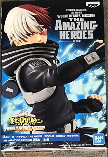 Banpresto My Hero Academia The Movie World Heroes’ Mission: The Amazing Heroes - Shoto Todoroki Statue (17Cm) (17962)