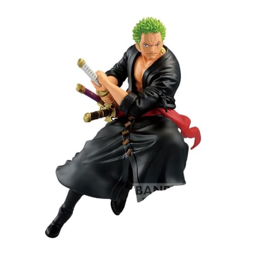 Banpresto Figura Statua One Piece Roronoa Zoro - Battle Record Collection - Altezza 17Cm - Multicolore