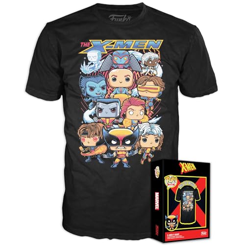 Funko Boxed Tee: X-Men - Group - Extra Large - (Xl) - Marvel - T-Shirt, Maglietta - Vestiti - Idea Maniche Corte Per Gli Adulti Uomini E Donne - Merch