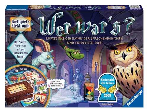 Wer War'S?: Elektronisches Brettspiel. Spieleranzahl: 2-4. Spieldauer: 30-45 Minuten