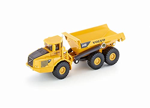 Siku 1877, Dumper Volvo, Autocarro Con Cassone Ribaltabile, 1:87, Metallo E Plastica, Giallo