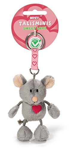 Nici 37388 - Mouse Talisminis% 22% Sweet Love 22, 7 Cm, Bean Bag Portachiavi