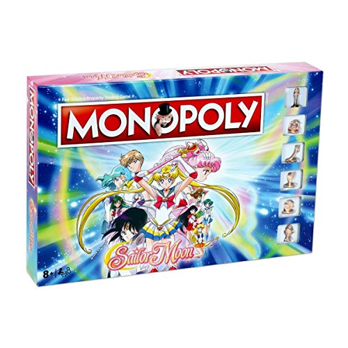 Winning Moves Sailor Moon Board Game Monopoly *English Version* Giochi Tavolo