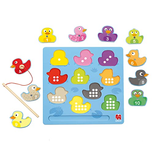 Goula - Puzzlemagnetico Anatre - Puzzle Di Legno Per Bambini - Da 2 Anni In Su