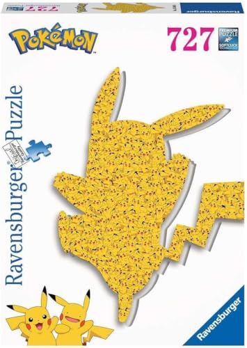 Ravensburger - Puzzle Pokémon Shaped, 1000 Pezzi, Idea Regalo, Per Lei O Lui, Puzzle Adulti