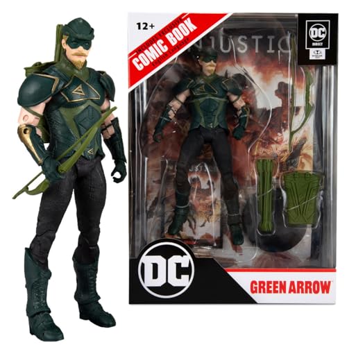 Dc Direct - Page Punchers 7" Figure With Comic - Injustice 2 - Green Arrow