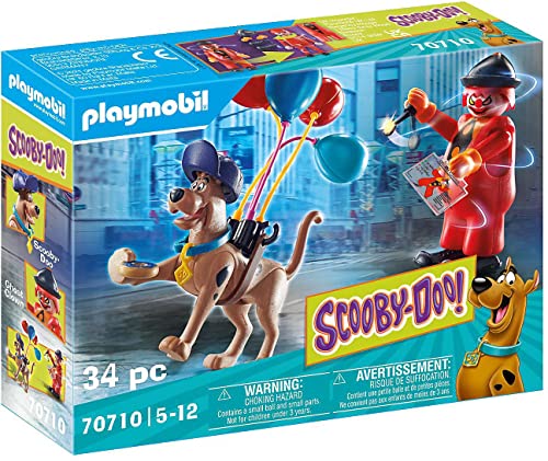 Playmobil Scooby-Doo! 70710 Il Mistero Del Ghost Clown, Dai 5 Anni