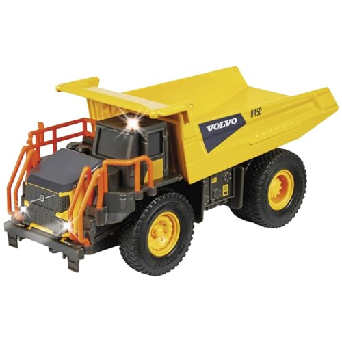 Majorette, Camion Volvo Rigid Hauler Cm 20, 213723000, 3 Anni,Giallo E Nero