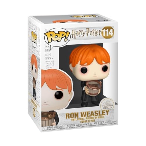 Funko Pop! Harry Potter-Ron Weasley Puking Slugs With Bucket- Figura In Vinile Da Collezione - Idea Regalo - Merchandising Ufficiale - Giocattoli Per
