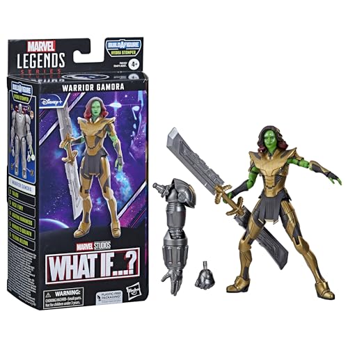 Hasbro Marvel Legends Series, Warrior Gamora, Ispirata A What If...? Action Figure Collezionabile Per Adulti Da 15 Cm, Dai 4 Anni In Su