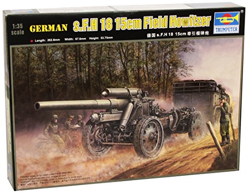 Faller Trumpeter 2304 - Modellino Selbstfahrlafette 18 Field Howitzer Tedesco, 15 Cm